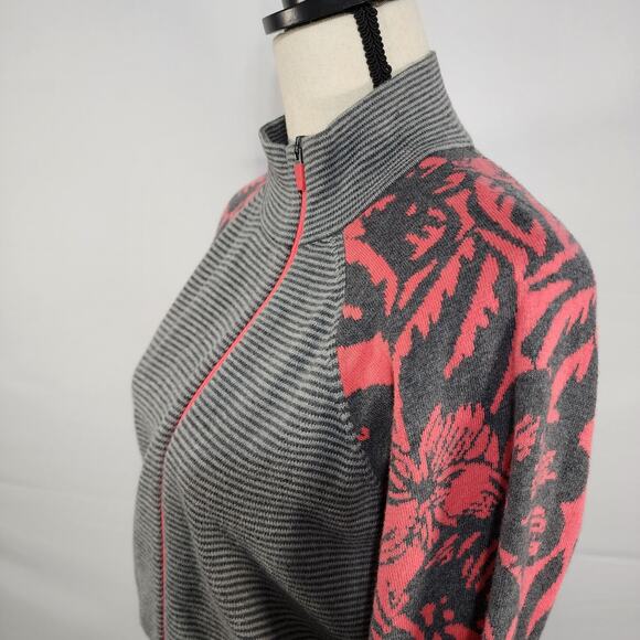 Title Nine Asymmetrical Full Zip Cardigan Sweater Size M - Picture 3 of 7